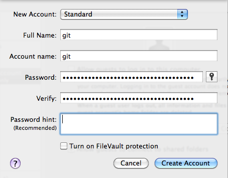 How To Set Up A Secure Git Server At Home Osx Tom Dalling